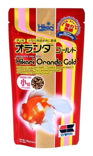Hikari USA Oranda Gold Pellets Fish Food 1ea/3.5 oz, Mini