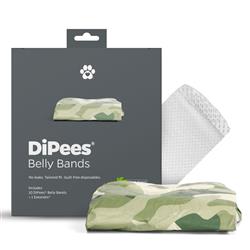 DiPees™ + Odor Control Disposable Belly Bands - Camo 10 Pack