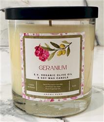 Geranium E.V. Olive Oil & Soy Wax Candle