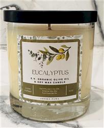 Eucalyptus E.V. Olive Oil & Soy Wax Candle
