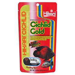 Hikari USA Cichlid Gold Baby Pellets Fish Food 1ea/2 oz, Baby
