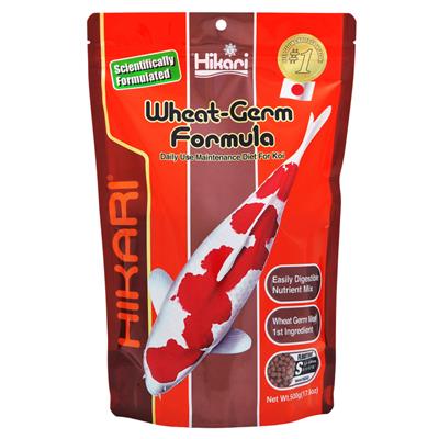 Hikari USA WheatGerm Floating Pellet Fish Food for Koi, Goldfish and Other Pond Fishes 1ea/17.6 oz, Mini