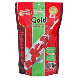 Hikari USA Gold Color Enhancing Pellet Fish Food for Koi and Pond Fishes 1ea/17.6 oz, LG
