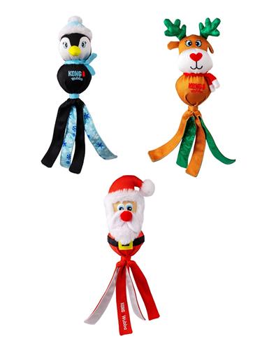 KONG Holiday Wubba™ Dog Toy Assorted Lg