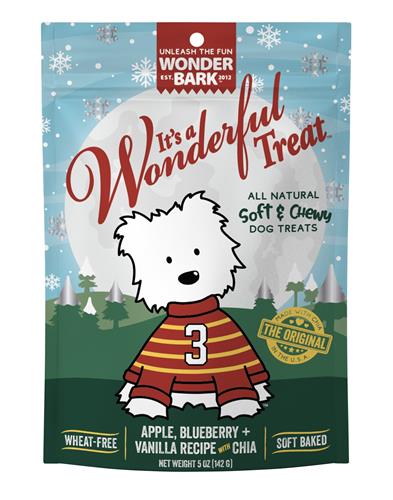 Wonder Bark Christmas Soft & Chewy, Soft Baked It's A Wonderful Treat 5oz.
