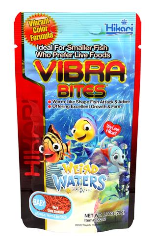 Hikari USA Vibra Bites Weird Waters Tropical Baby Fish Food 1ea/.7 oz.