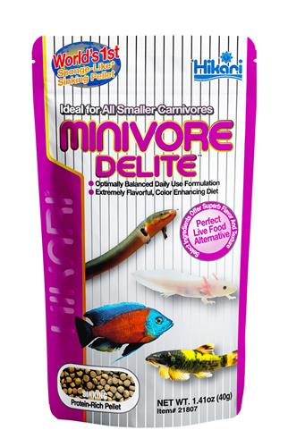Hikari USA Minivore Delite Fish Food 1ea/40 g