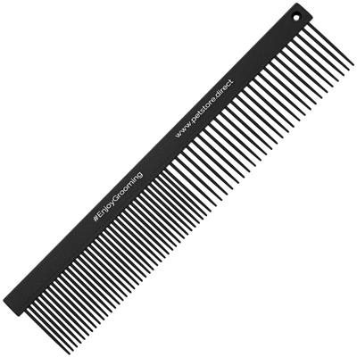 7" 50/50 Flat Black Comb by PetStore.Direct