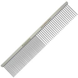 7" 50/50 Extra Fine Grayhound Silver Comb by PetStore.Direct