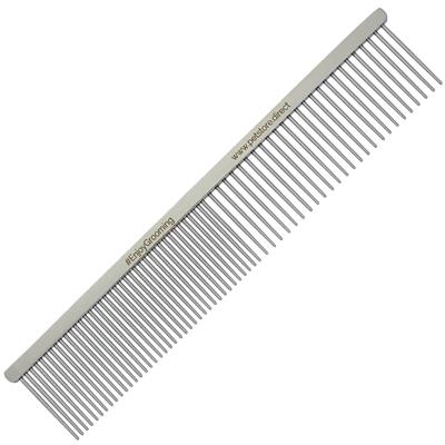 7" 50/50 Extra Fine Grayhound Silver Comb by PetStore.Direct