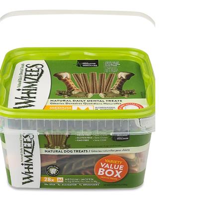Whimzee Variety Packs Medium For Dogs 25-40Lbs