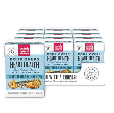 The Honest Kitchen Dog Grain Free Pour Over Heart Salmon 5.5Oz