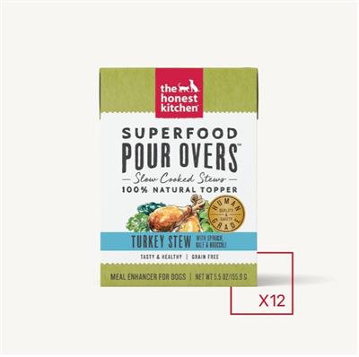 The Honest Kitchen Dog Pour Super Food Turkey 5.5 oz. (Case Of 12)