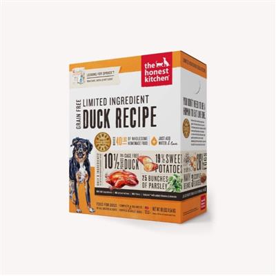 The Honest Kitchen Grain Free Spruce Lid Duck Sweet Potato 10 lbs.