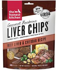 Honest Kitchen Dog Gourmet Beef Liver & Cheddar Chips 4oz.