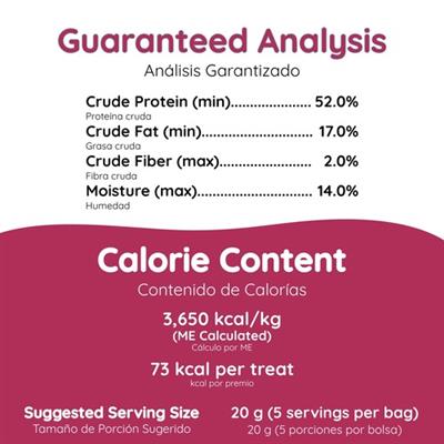 Café Nara 100% Goat Liver Air Dried Treats for Dogs, 3.5 oz Bag