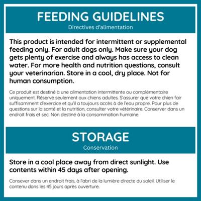 Caru Goat's Milk, Banana & Blueberry Baked Cookie Treats for Dogs, 4 oz bag