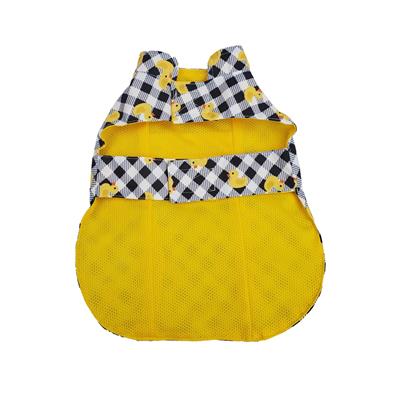 Ducks/Plaid Hoodless Raincoat