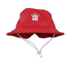 Red Bucket Rain Hat