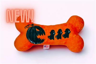 Dog Push Bone Toy - Spooky Snack Bone