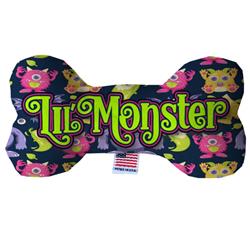 Halloween Dog Plush Bone Toy, "Lil Monster"