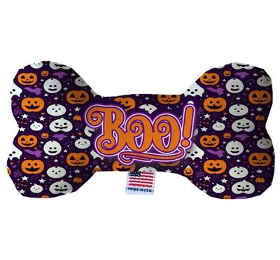 Halloween Dog Plush Bone Toy, "Boo"