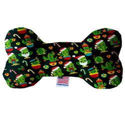 Christmas Dog Plush Bone Toy, "Christmas Cactus"