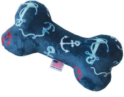 Dog Plush 6" Bone Toy, "Wanderlust Group"