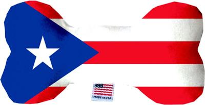 Dog Plush Bone Toys, "Puerto Rico"