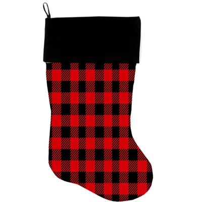 Christmas Velvet Stocking, "Christmas Plaids & Argyles Group"