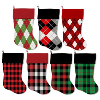 Christmas Velvet Stocking, "Christmas Plaids & Argyles Group"