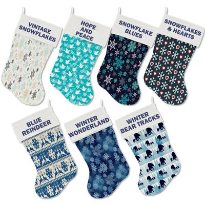 Christmas Velvet Stocking, "Winter Wonderland Group"