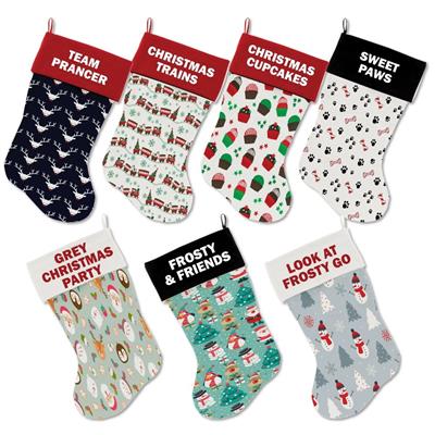 Christmas Velvet Stocking, "Classic Christmas Group"