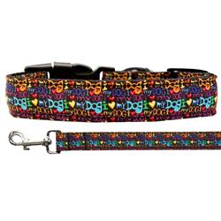 Dog & Cat Nylon Collar or Leash, "I Love My Dog"