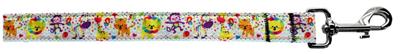 Dog & Cat Nylon Collar or Leash, "Jungle Party Animals"