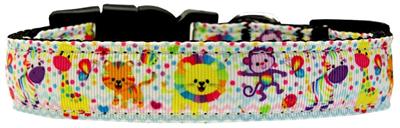 Dog & Cat Nylon Collar or Leash, "Jungle Party Animals"