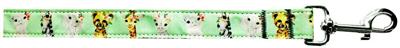 Dog & Cat Nylon Collar or Leash, "Pretty Baby Jungle Babies"
