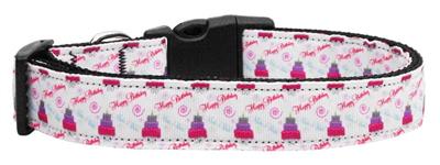 Dog & Cat Nylon Collar or Leash, "Cakes & Wishes"