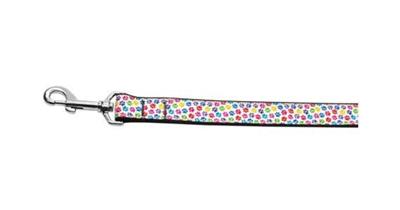 Dog & Cat Nylon Collar or Leash, "Confetti Paws"
