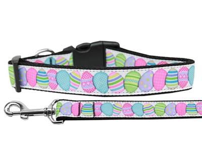 Dog & Cat Nylon Collar or Leash, "Easter Egg"