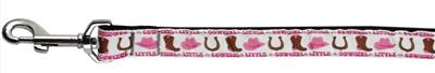 Dog & Cat Nylon Collar or Leash, "Little Cowgirl"
