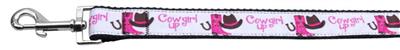 Dog & Cat Nylon Collar or Leash, "Cowgirl Up"