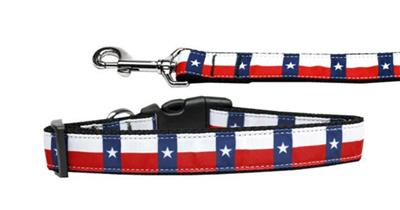 Dog & Cat Nylon Collar or Leash, "Texas Flag"