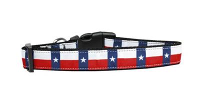 Dog & Cat Nylon Collar or Leash, "Texas Flag"