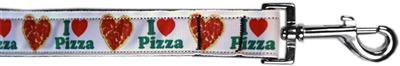 Dog & Cat Nylon Collar or Leash, "Pizza Party"