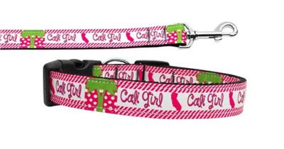 Dog & Cat Nylon Collar or Leash, "Cali Girl"