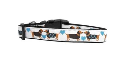 Dog & Cat Nylon Collar or Leash, "Doxie Love"