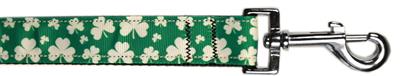Dog & Cat Nylon Collar or Leash, "Shamrocks"