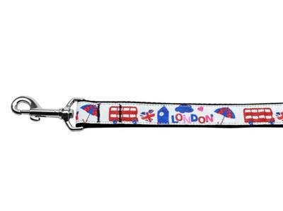 Dog & Cat Nylon Collar or Leash, "London Town"