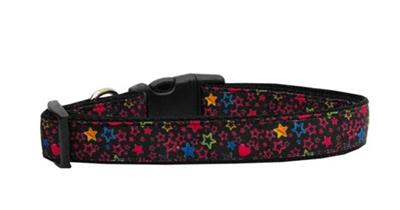 Dog & Cat Nylon Collar or Leash, "Black Star"